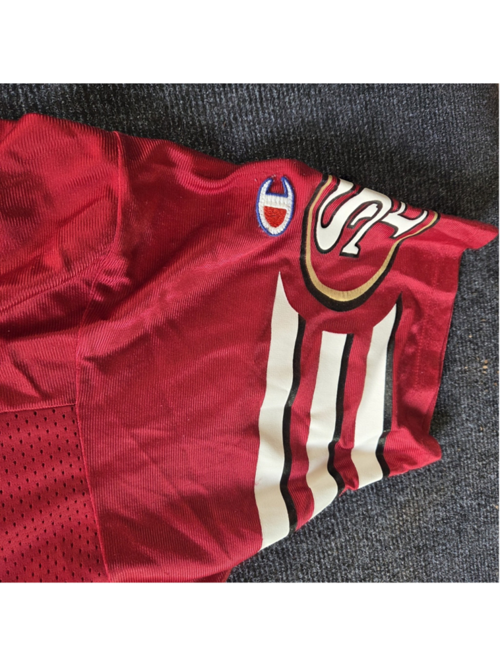 Vtg Champion Steve Young San Francisco 49ers Red Jersey Size Large B73 - Picture 4 of 12